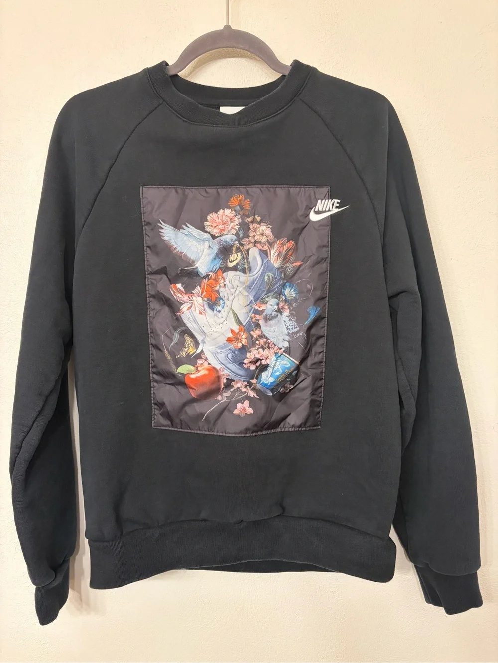 Nike Men’s Sportswear AF-1 Masterpiece Crew Neck Black DD6515 010- S-Read!